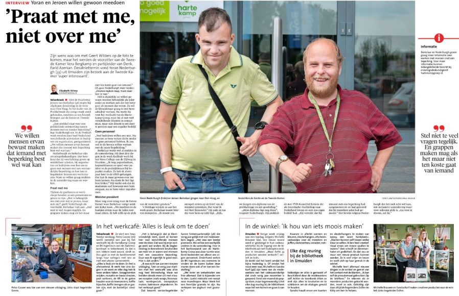 Mooi Artikel In Haarlems Dagblad Hartekamp Groep